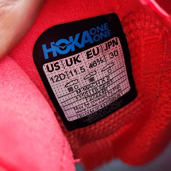 HOKA MACH X 2 - Mens Sneakers - SIZE 12D - Picture 9 of 9